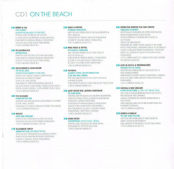 Armin van Buuren : A State Of Trance 2012 (2xCD, Comp, Mixed)