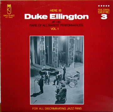 Duke Ellington : Here Is Duke Ellington At His Rare Of All Rarest Performances Vol. 1 (LP, Album, Mono)