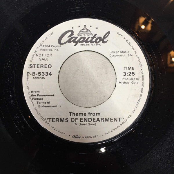 Michael Gore : Theme From Terms Of Endearment (7", Promo)