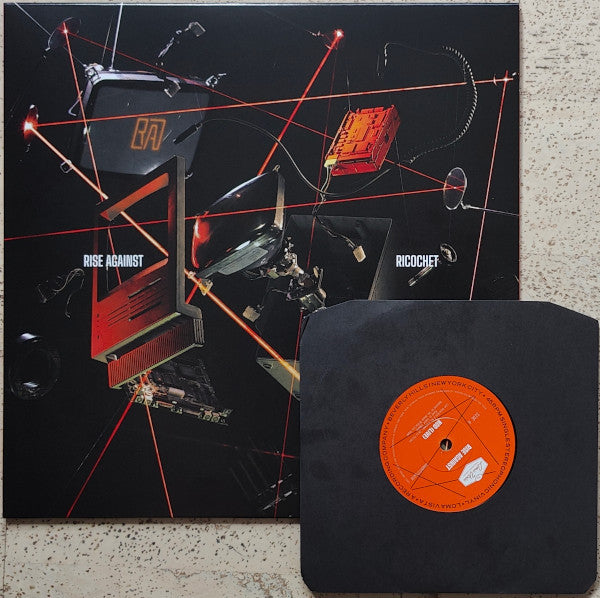 Rise Against : Ricochet (LP, Album, Ltd, Yel + 7", Single)