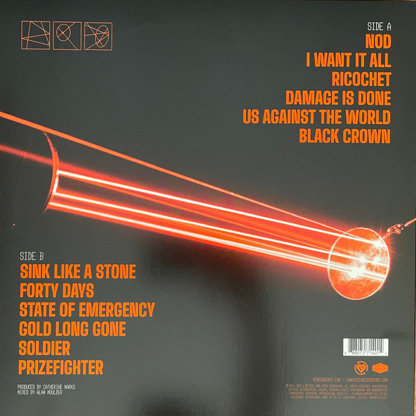 Rise Against : Ricochet (LP, Album, Ltd, Yel + 7", Single)