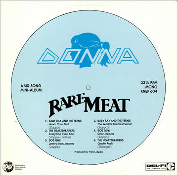 Frank Zappa : Rare Meat (12", MiniAlbum, Comp, Mono, RE)