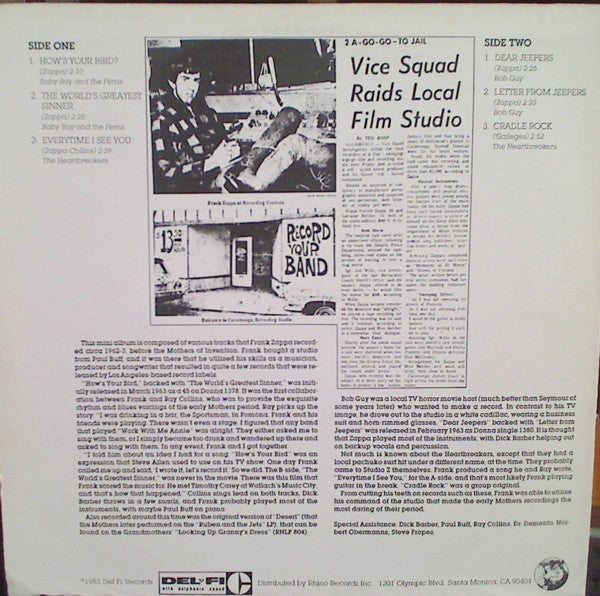 Frank Zappa : Rare Meat (12", MiniAlbum, Comp, Mono, RE)