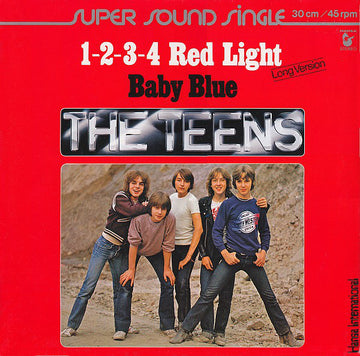 The Teens : 1-2-3-4 Red Light / Baby Blue (12", Maxi)