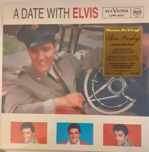 Elvis Presley : A Date With Elvis (LP, Album, Mono, Ltd, Num, RE, Gre)