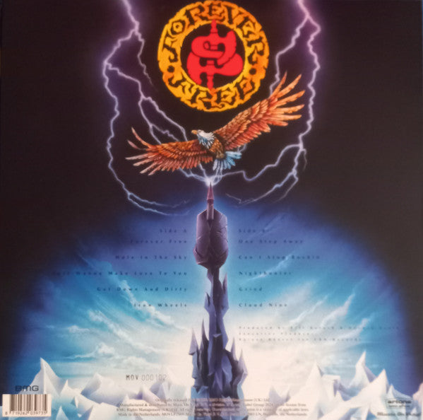 Saxon : Forever Free  (LP, Album, Ltd, Num, RE, RP, Whi)