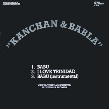 Kanchan & Babla* / De Mighty Trini* : Babu / Curry Tabanco (LP)