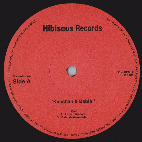 Kanchan & Babla* / De Mighty Trini* : Babu / Curry Tabanco (LP)
