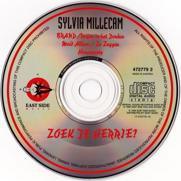 Sylvia Millecam : Zoek Je Herrie? (CD, Album)