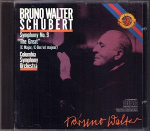 Franz Schubert, Bruno Walter, Columbia Symphony Orchestra : Symphony No. 9 "The Great" (C Major/C-dur/Ut Majeur) (CD, Album, RE)