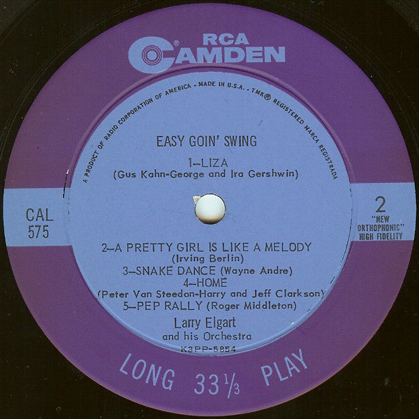 Larry Elgart And His Orchestra* : Easy Goin' Swing (LP, Album, Mono, Ind)