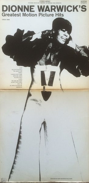 Dionne Warwick : Dionne Warwick's Greatest Motion Picture Hits (LP, Comp)