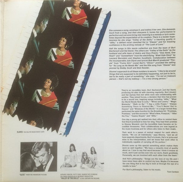 Dionne Warwick : Dionne Warwick's Greatest Motion Picture Hits (LP, Comp)