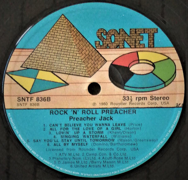 Preacher Jack : Rock 'N' Roll Preacher (LP, Album)
