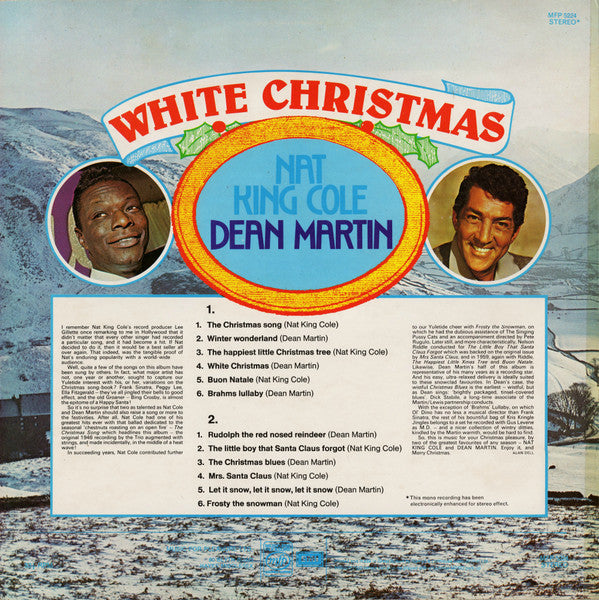 Nat King Cole & Dean Martin : White Christmas (LP, Comp)