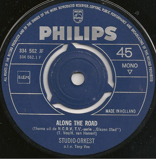 Studio-Orkest O.l.v. Tony Vos* : Along The Road (7", Mono)