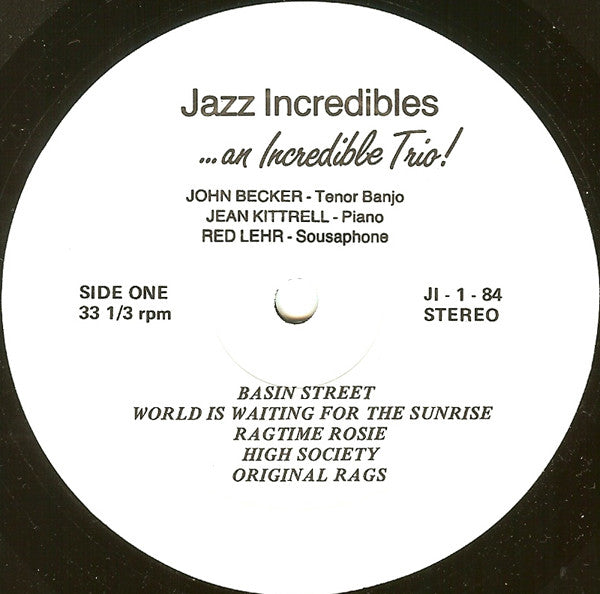 The Jazz Incredibles : .. An Incredible Trio! (LP, Album)