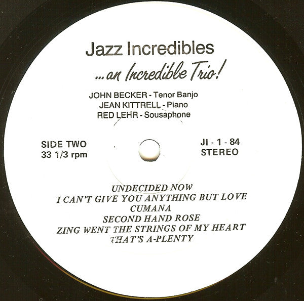 The Jazz Incredibles : .. An Incredible Trio! (LP, Album)