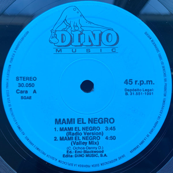 DJ Laz Featuring Danny D (2) : Mami El Negro (12", Maxi)