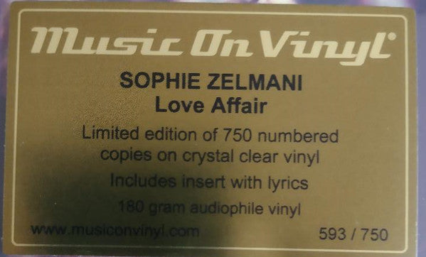 Sophie Zelmani : Love Affair (LP, Ltd, Num, RE, 180)