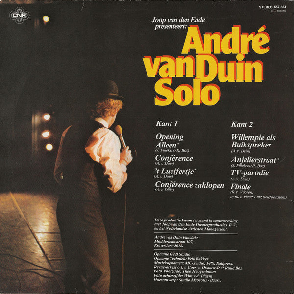 Joop van den Ende Presenteert: André van Duin : Solo (LP, Album)