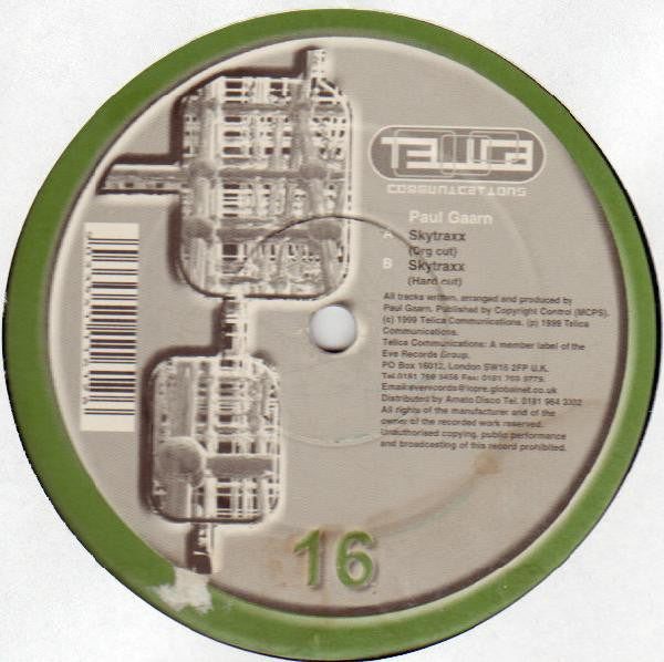 Paul Gaarn : Skytraxx (12", Single)