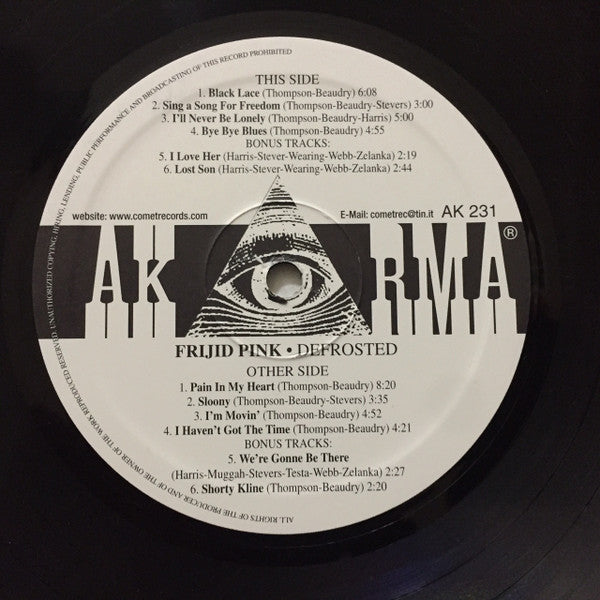 Frijid Pink : Defrosted (LP, Album, RE)