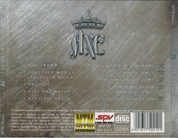 Axe : The Crown (CD, Album)