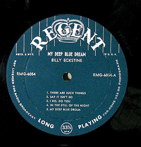 Billy Eckstine : My Deep Blue Dream (LP, Album, Mono)