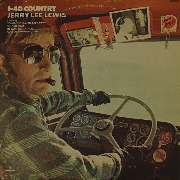 Jerry Lee Lewis : I-40 Country (LP, Album, Ter)