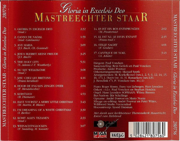 De Mastreechter Staar, Paul Voncken : Gloria In Excelsis Deo (CD, Album)