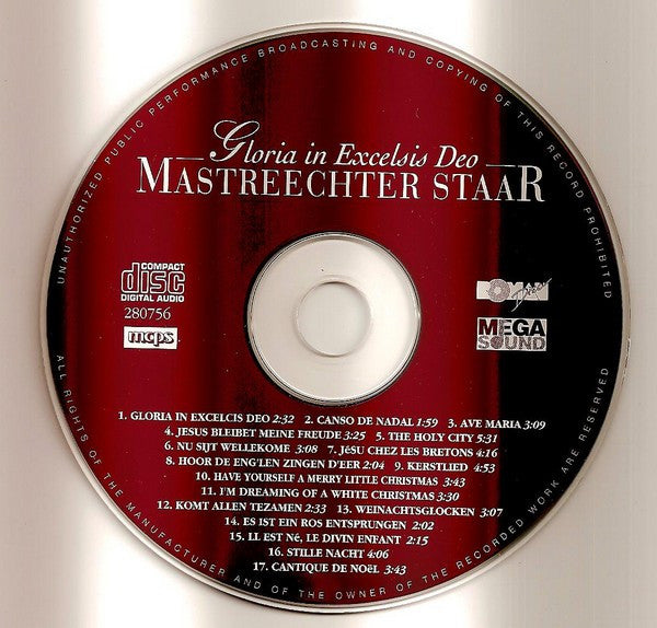 De Mastreechter Staar, Paul Voncken : Gloria In Excelsis Deo (CD, Album)