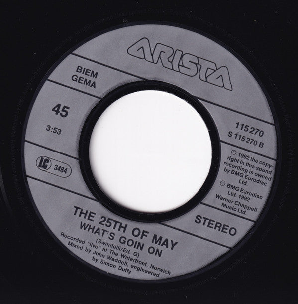 The 25th Of May : Go Wild (7", Single)