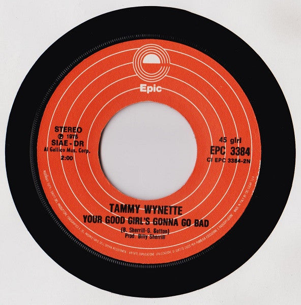 Tammy Wynette : Stand By Your Man (7")