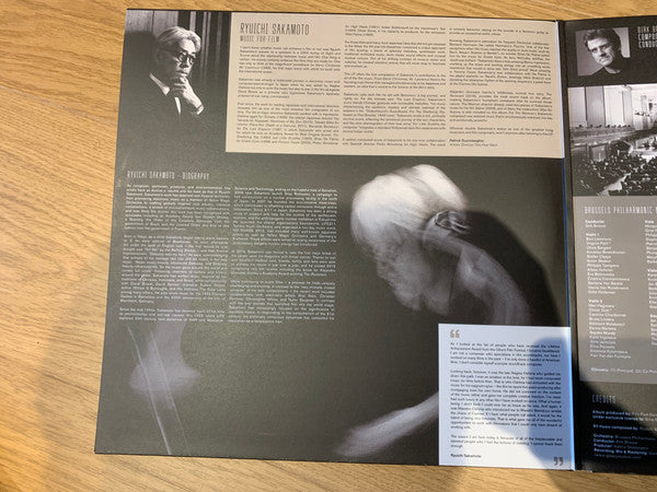 Ryuichi Sakamoto, Brussels Philharmonic : Music For Film (2xLP, Album, Ltd, RE)