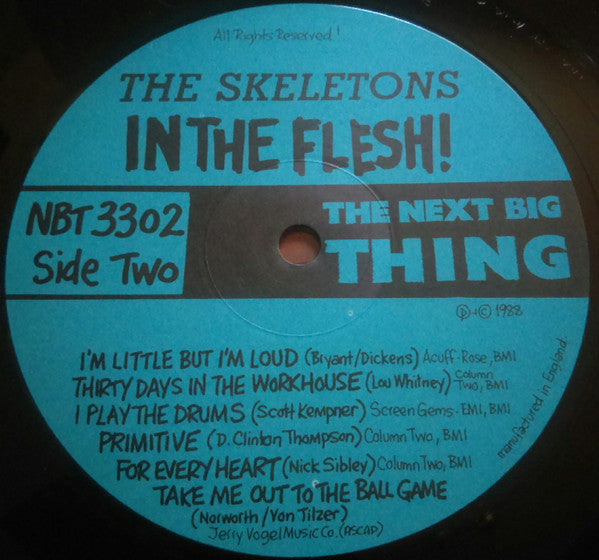 The Skeletons : In The Flesh (LP, Album)