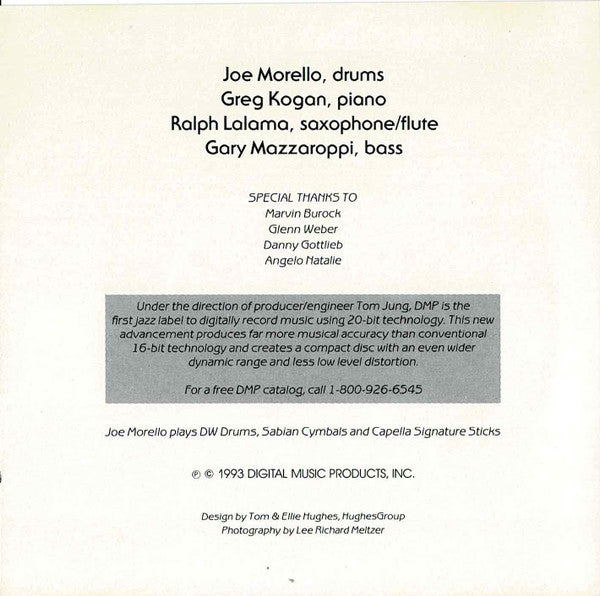 Joe Morello : Going Places (CD, Album)