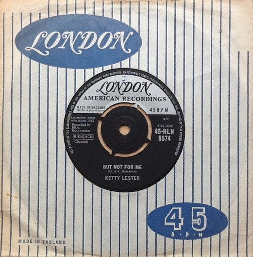 Ketty Lester : But Not For Me (7")