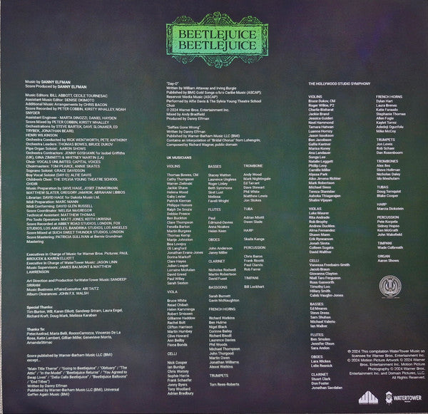 Danny Elfman : Beetlejuice Beetlejuice (Score From The Original Motion Picture Soundtrack) (LP, Album, Ltd, Pur)