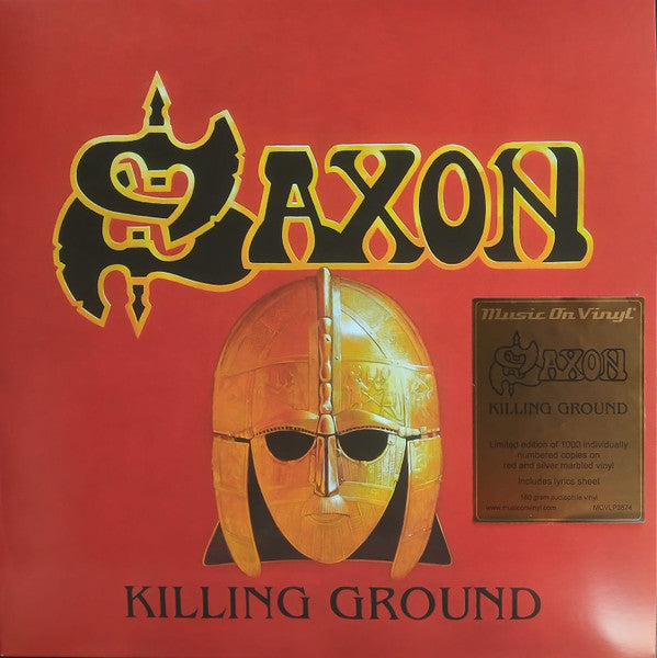 Saxon : Killing Ground (LP, Album, Ltd, Num, RE, RP, Red)