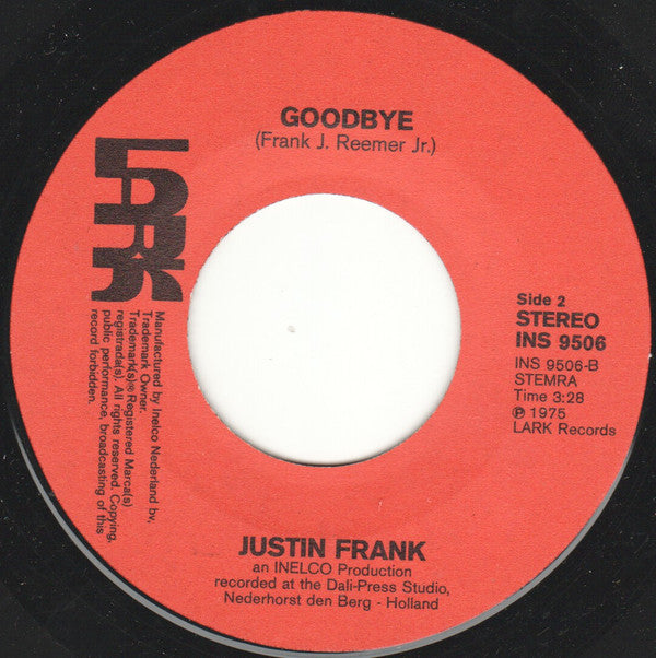 Justin Frank (2) : Portrait (7", Single)