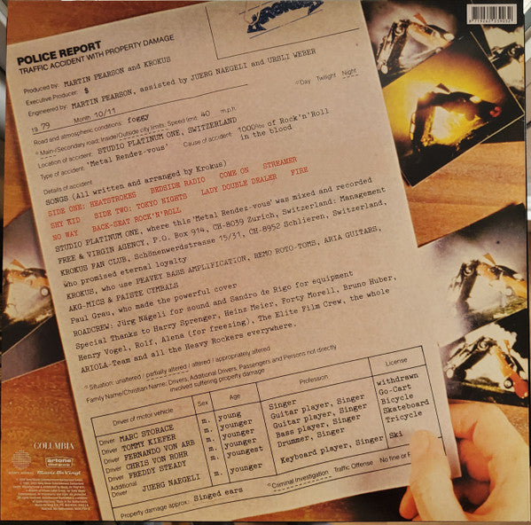 Krokus : Metal Rendez-Vous (LP, Ltd, Num, 180)