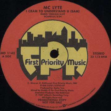 MC Lyte : I Cram To Understand U (Sam) (12", Promo, RE)