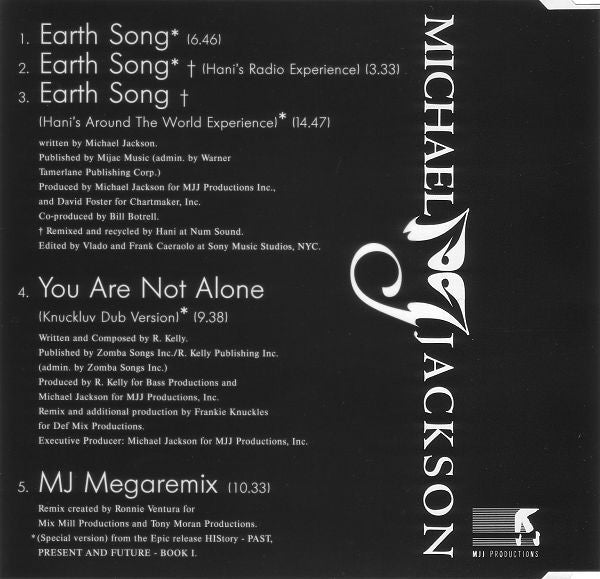 Michael Jackson : Earth Song (CD, Maxi)