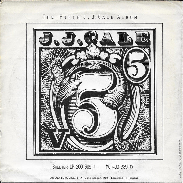 J.J. Cale : Friday (7", Single)