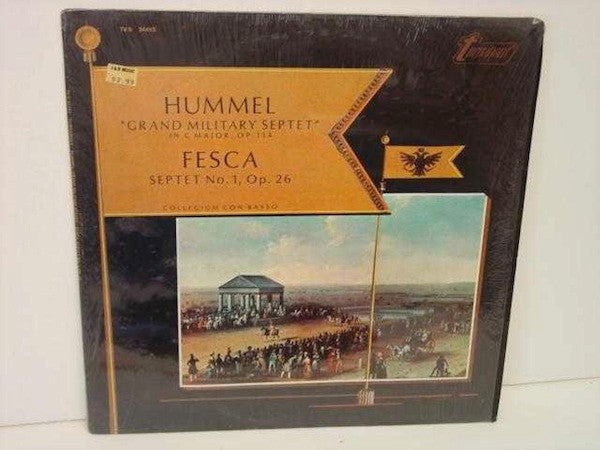 Johann Nepomuk Hummel / Alexander Ernst Fesca, Collegium Con Basso : Grand Military Septet, In C Major, Op. 114 / Septet No. 1, Op. 26 (LP)