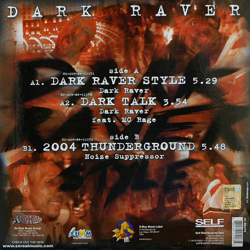 The Dark Raver : Dark Raver Style (12")