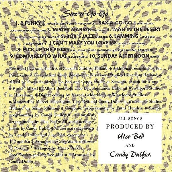 Candy Dulfer : Sax-A-Go-Go (CD, Album)