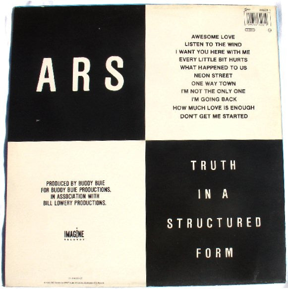 Atlanta Rhythm Section : Truth In A Structured Form (LP, Album)