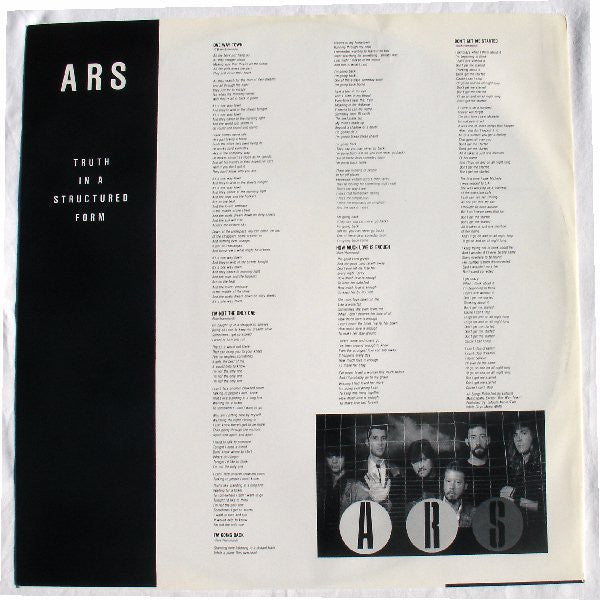 Atlanta Rhythm Section : Truth In A Structured Form (LP, Album)